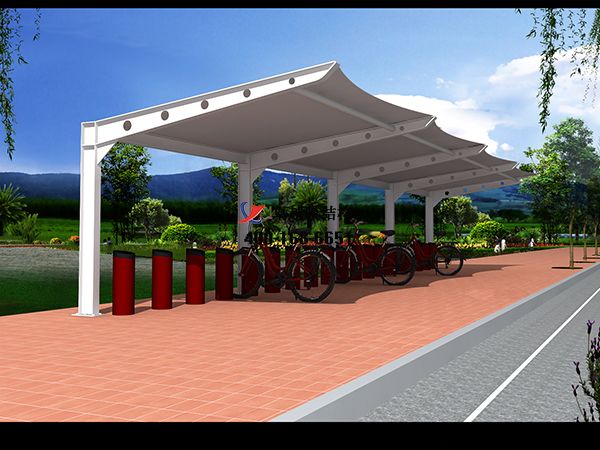 株洲<font color='red'>深夜视频在线</font>【株洲市水务投资集团有限公司-停车棚】工程实例