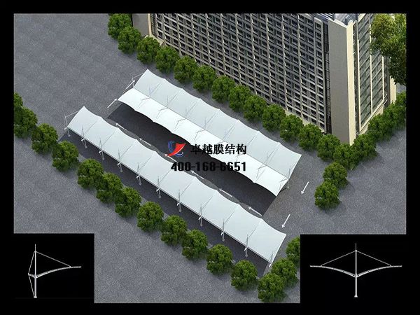    娄底<font color='red'>深夜视频在线</font>【娄底市水业有限责任公司-停车棚】工程实例
